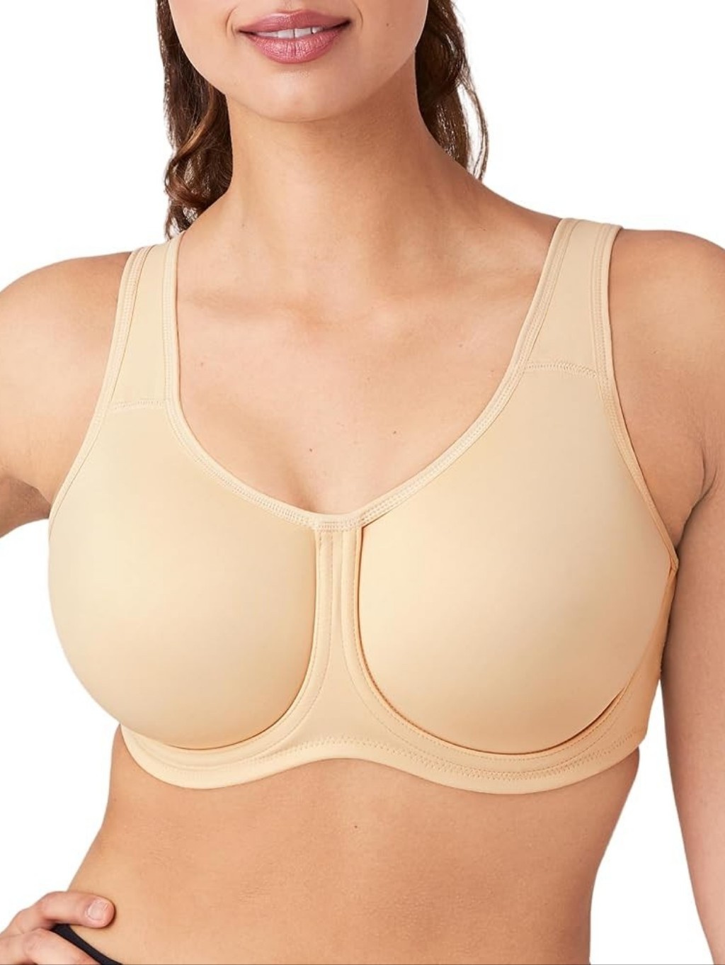 Wacoal Simone Sport Underwire Bra 34g Light Nude Beige For High Intensity Sports